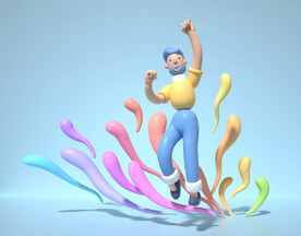 C4D模型 卡通人物