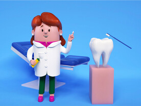 C4D模型 女医生