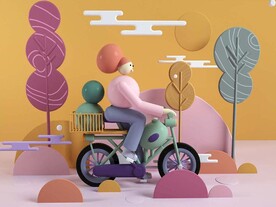 C4D模型美女