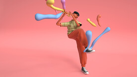 C4D模型男孩