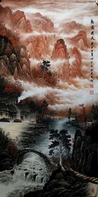 朝霞满天