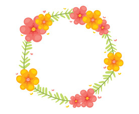 卡通花