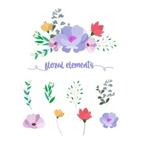 卡通花