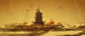 壁纸 古塔