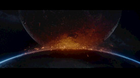 壁纸 星球碰撞