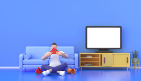 C4D模型 吃西瓜