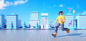 C4D模型 跑步的人