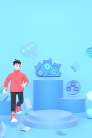 C4D模型 卡通人 