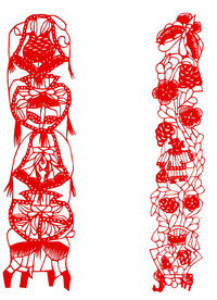 花纹 矢量花纹 窗花 剪纸
