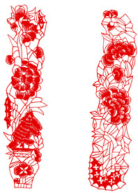花纹 窗花 剪纸