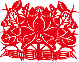 花 中国风 剪影