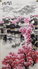 春风红韵图