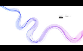 紫色梦幻曲线线条背景