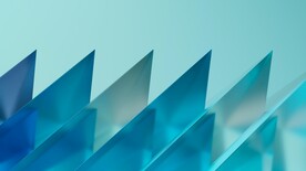 C4D玻璃渲染抽象背景壁纸