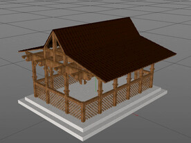 C4D模型建筑