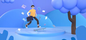 C4D模型 商务人士