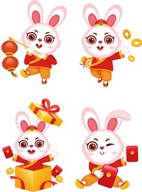 新春卡通兔