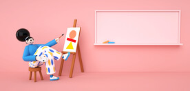 C4D模型 卡通人 