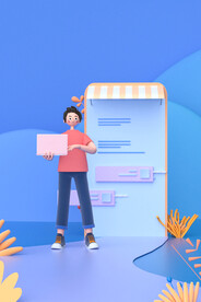 C4D模型 卡通人  