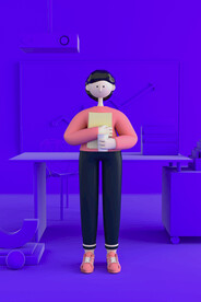C4D模型 卡通人  