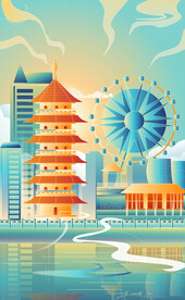 建筑插画