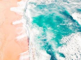 海水沙滩