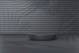 黑色双11电商3D促销展台