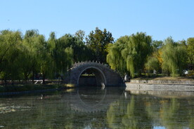 龙潭中湖风景 