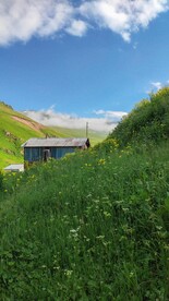 蓝天白云户外风景