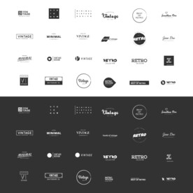 服装店企业简约LOGO设计图片