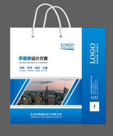 企业手提袋(AI平面图)