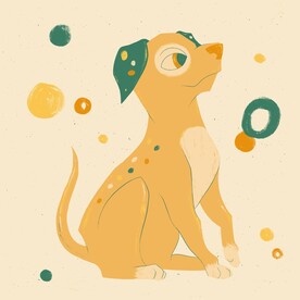 狗狗插画
