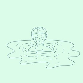 流泪的男孩