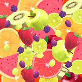 水果插画