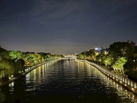 苏州盘门夜景 