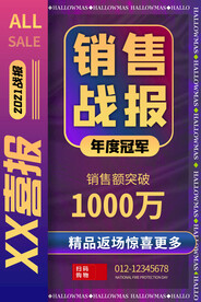 战报海报