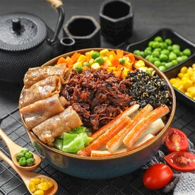 肥牛拌饭