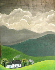 风景插画 