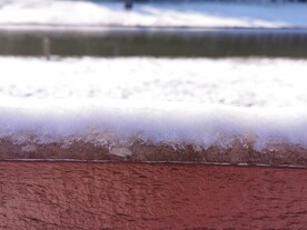 雪的特写