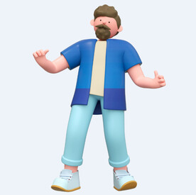 C4D模型 卡通人 