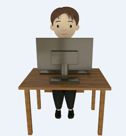 C4D模型 卡通人 