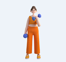 C4D模型 卡通人 
