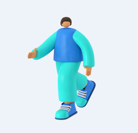 C4D模型 卡通人 