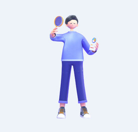 C4D模型 卡通人 