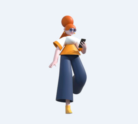 C4D模型 卡通人 