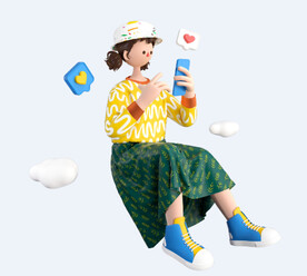 C4D模型 卡通人 