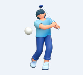 C4D模型 卡通人 