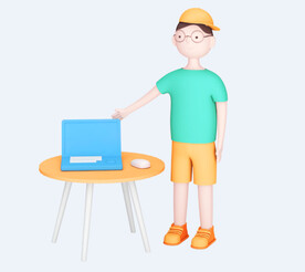 C4D模型 卡通人 