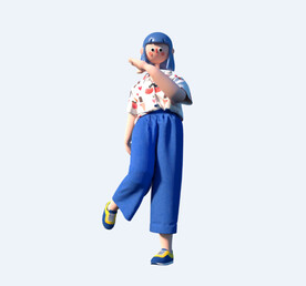 C4D模型 卡通人 
