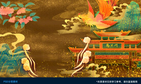 中国风潮流背景